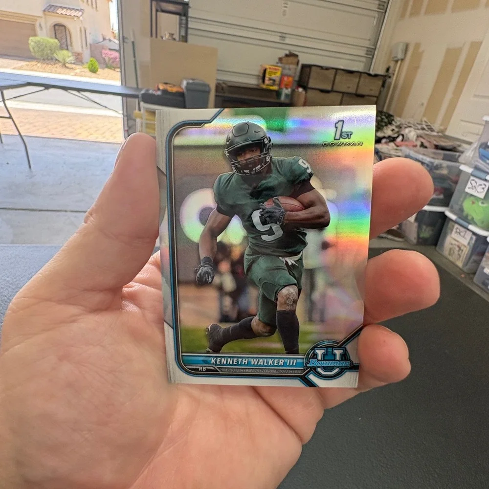 2022‎ Bowman University Football 5 Card Lot Will Levis Brock Bowers Refractor